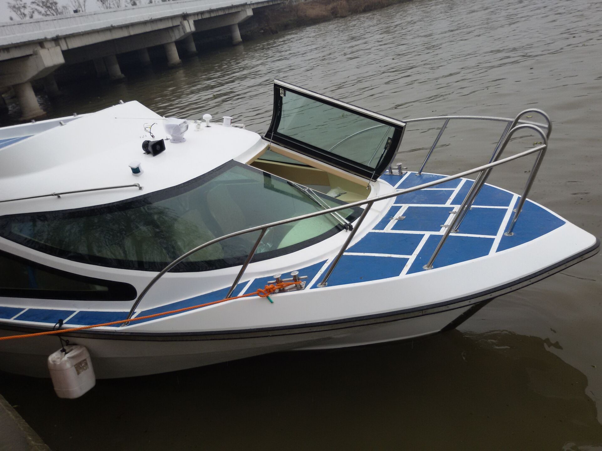 50 personnes en fibre de verre Fast Passenger Ferry Boats avec moteurs hors-bord à vendre