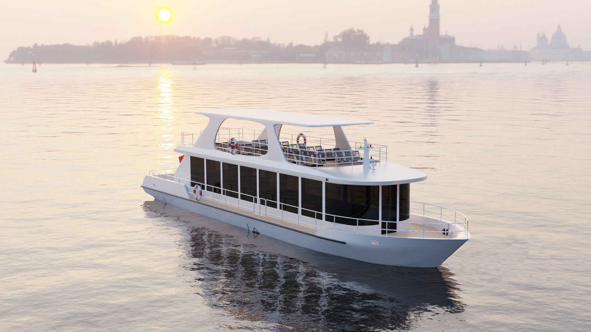 Grandsea 24m Steel Hull Double Decker Dinner Party Sightseeing Crew Boat à vendre