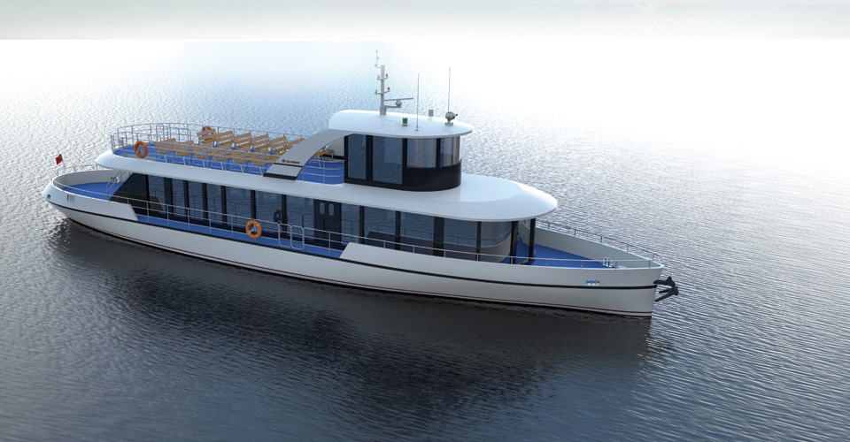 Grandsea 24m Steel Hull Double Decker Dinner Party Sightseeing Crew Boat à vendre