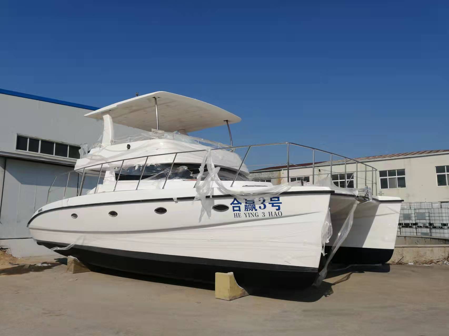 Grandsea 41 pieds FRP catamaran touristique de luxe, yacht de plaisance à vendre