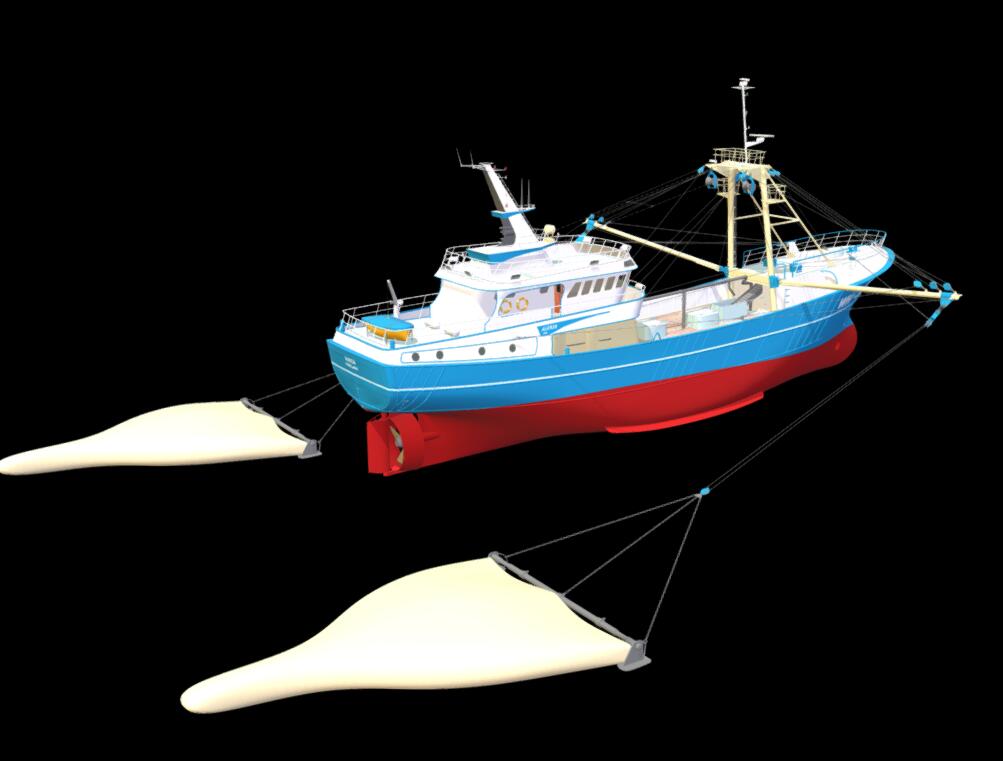 Navire de pêche de chalutier de paire de poutre latérale de chalutier d'outrigger d'océan de Grandsea 32m à vendre