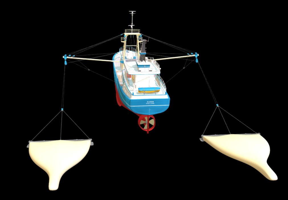 Navire de pêche de chalutier de paire de poutre latérale de chalutier d'outrigger d'océan de Grandsea 32m à vendre