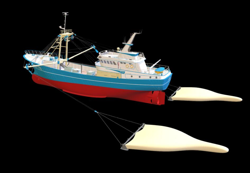 Navire de pêche de chalutier de paire de poutre latérale de chalutier d'outrigger d'océan de Grandsea 32m à vendre