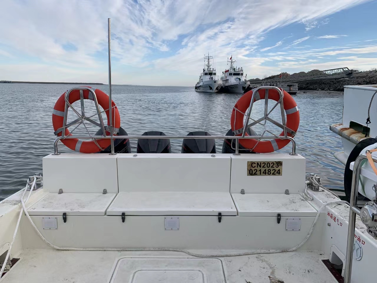 Grandsea 13.3m FRP Fast Speed Military Coast Guard Police Patrol Boat à vendre