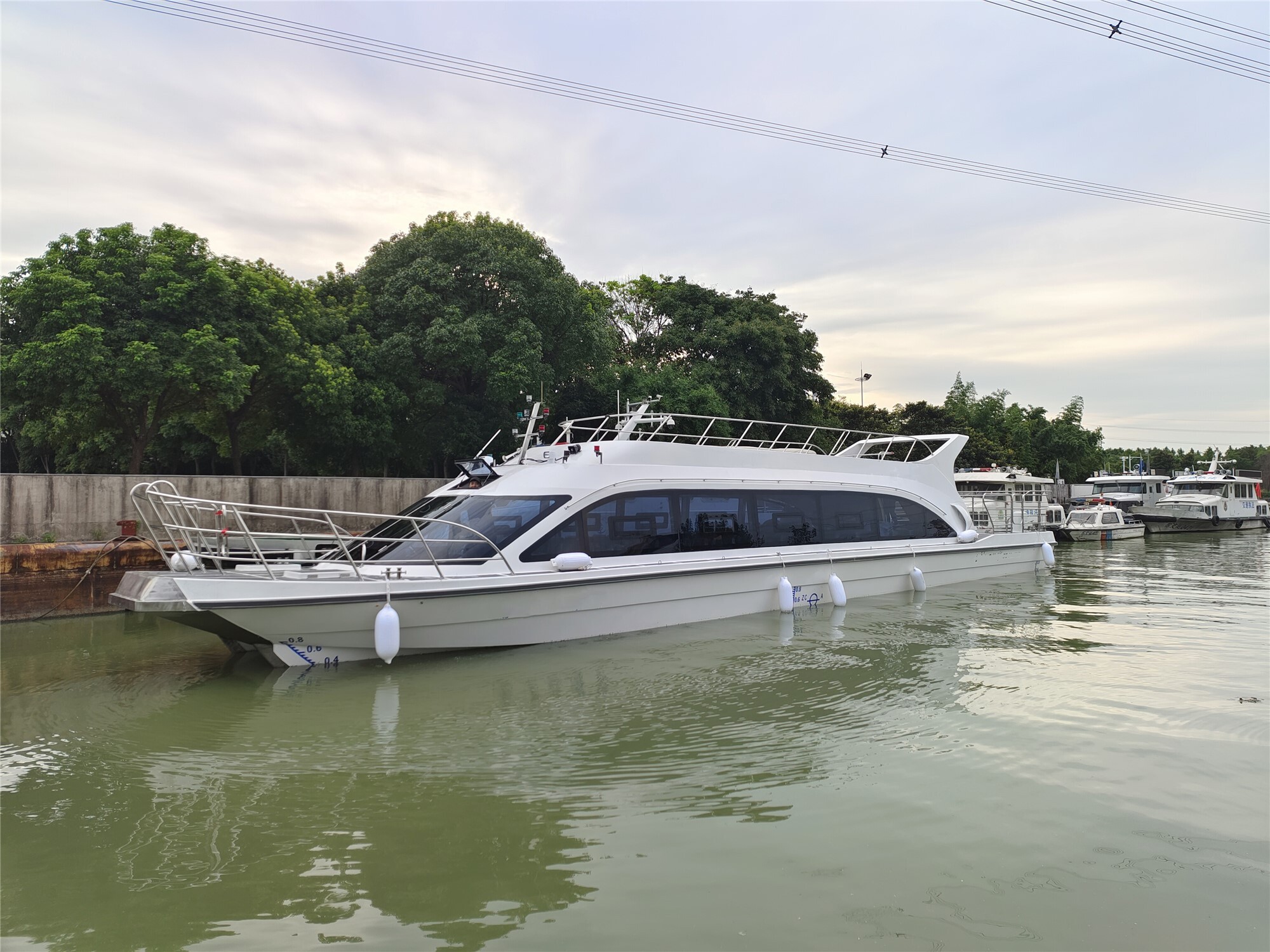 Grandsea 22m FRP 100 personas diésel intraborda mar costero barco de pasajeros de alta velocidad en venta