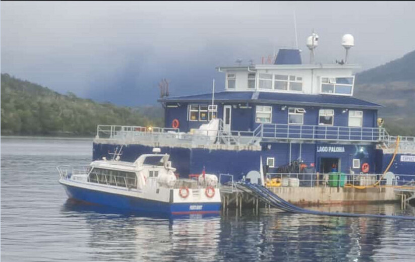 Barco de pasajeros de 16,8 m en Chile