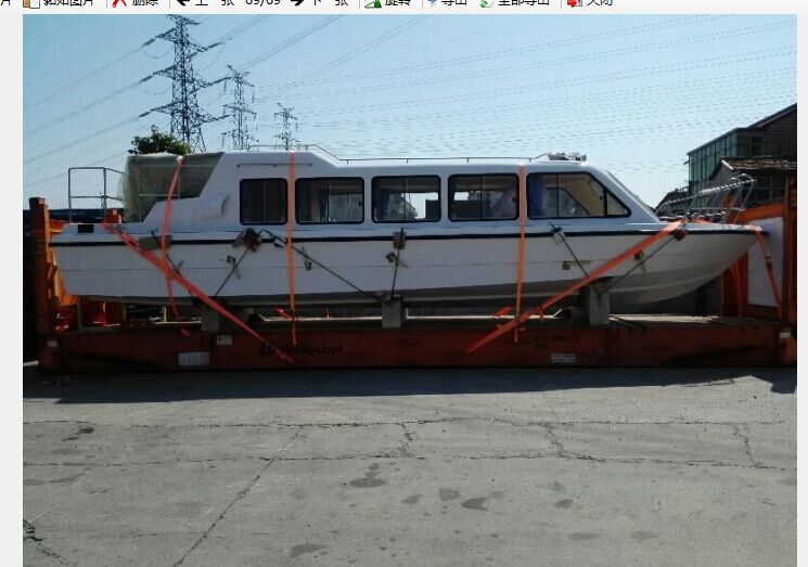 Length 12m Fiberglass 25seats Passenger Boat Shipped to Maldives.