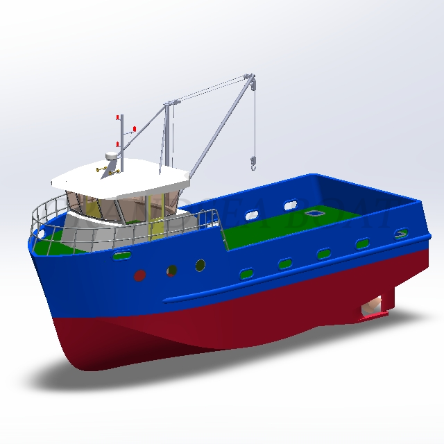 Grandsea 16m Fibra de Vidrio Cerco Barco de Pesca Comercial para la Venta