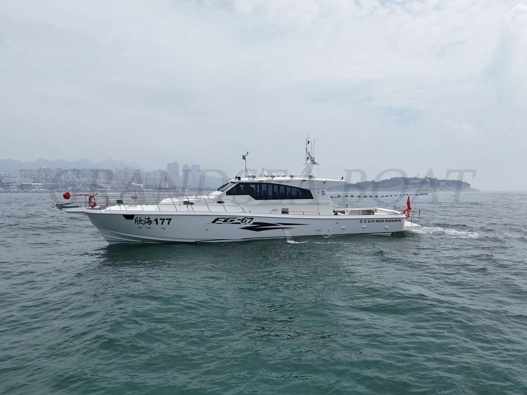 Grandsea Lancha de Pesca Deportiva de FRP de Alta Velocidad de 20m en Venta