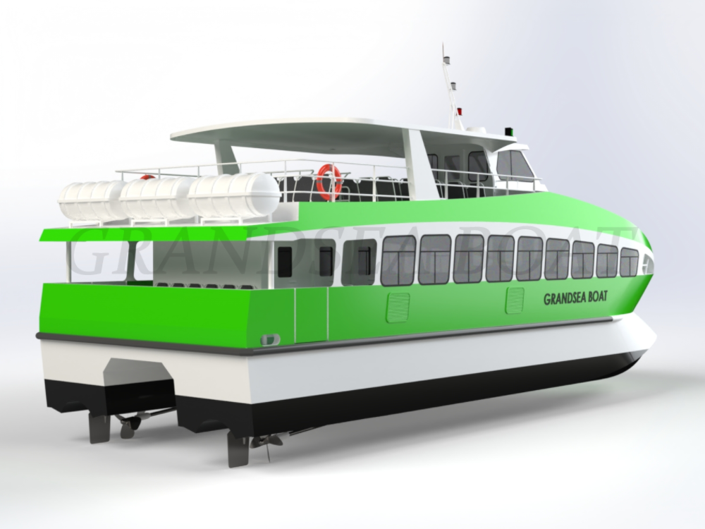 Grandsea 19m 169 Asientos Catamarán de aluminio de pasajeros Ferry Boat para la Venta