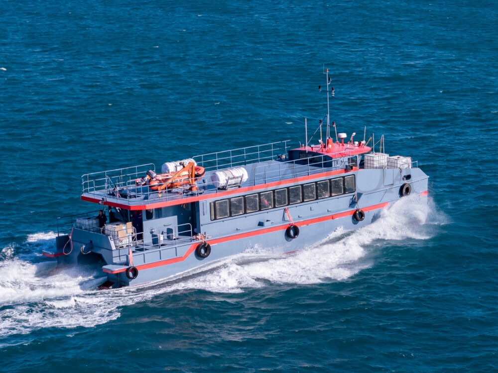 Grandsea Catamarán de Pasajeros de Aluminio de 23.8m para 110 Personas, Yate de Lujo, Barco para Avistamiento de Ballenas, Barco para Turismo en Glaciares