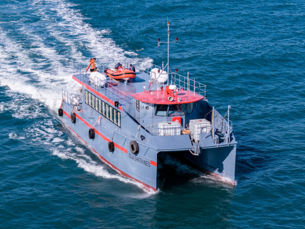 Grandsea Catamarán de Pasajeros de Aluminio de 23.8m para 110 Personas, Yate de Lujo, Barco para Avistamiento de Ballenas, Barco para Turismo en Glaciares