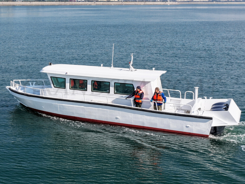 Grandsea 12m Militar a prueba de balas de fibra de carbono barco de alta velocidad de la policía blindado barco de patrulla para la venta