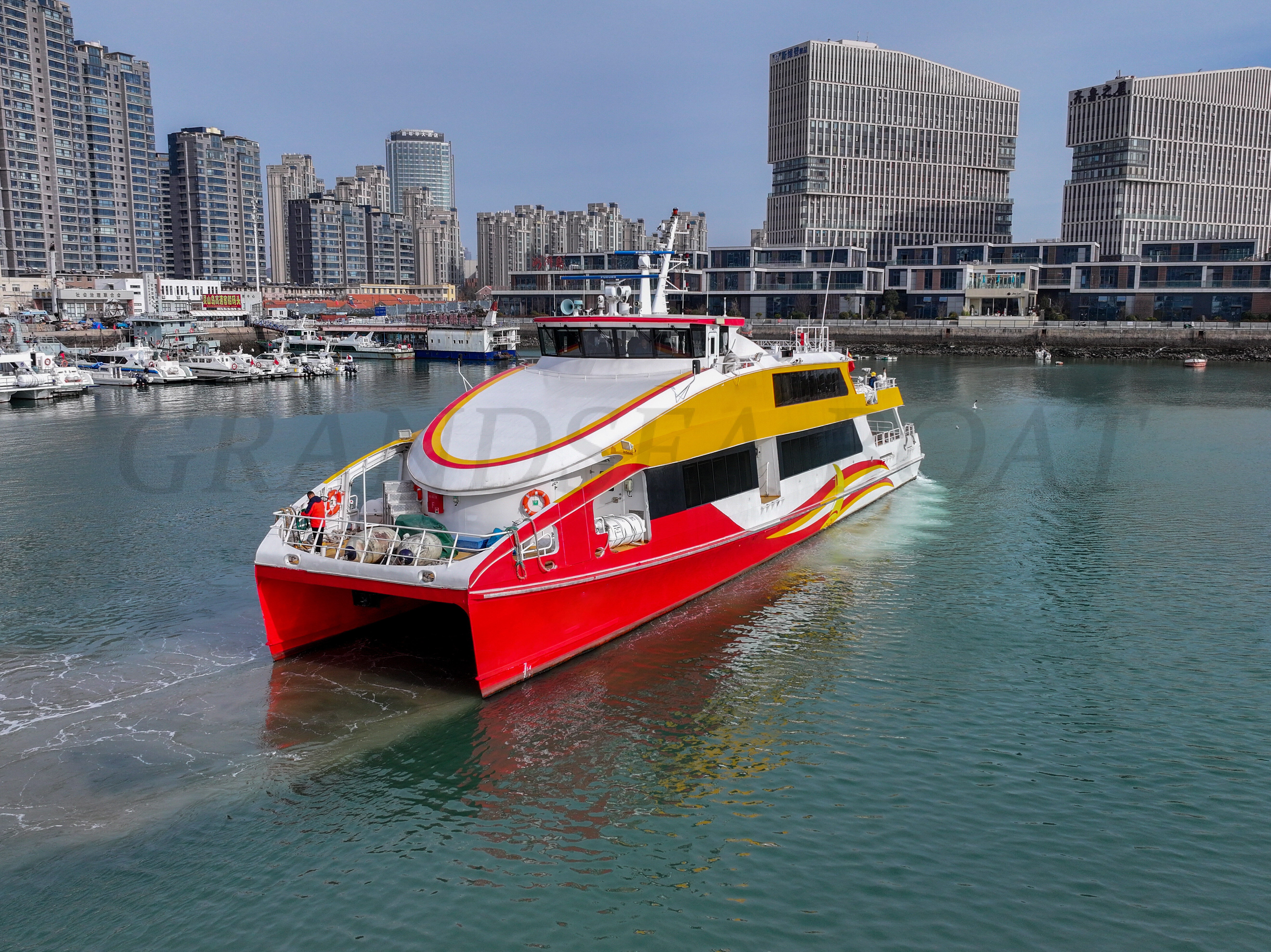 Grandsea 350 pasajeros 35m/115ft Catamarán Ferry en venta