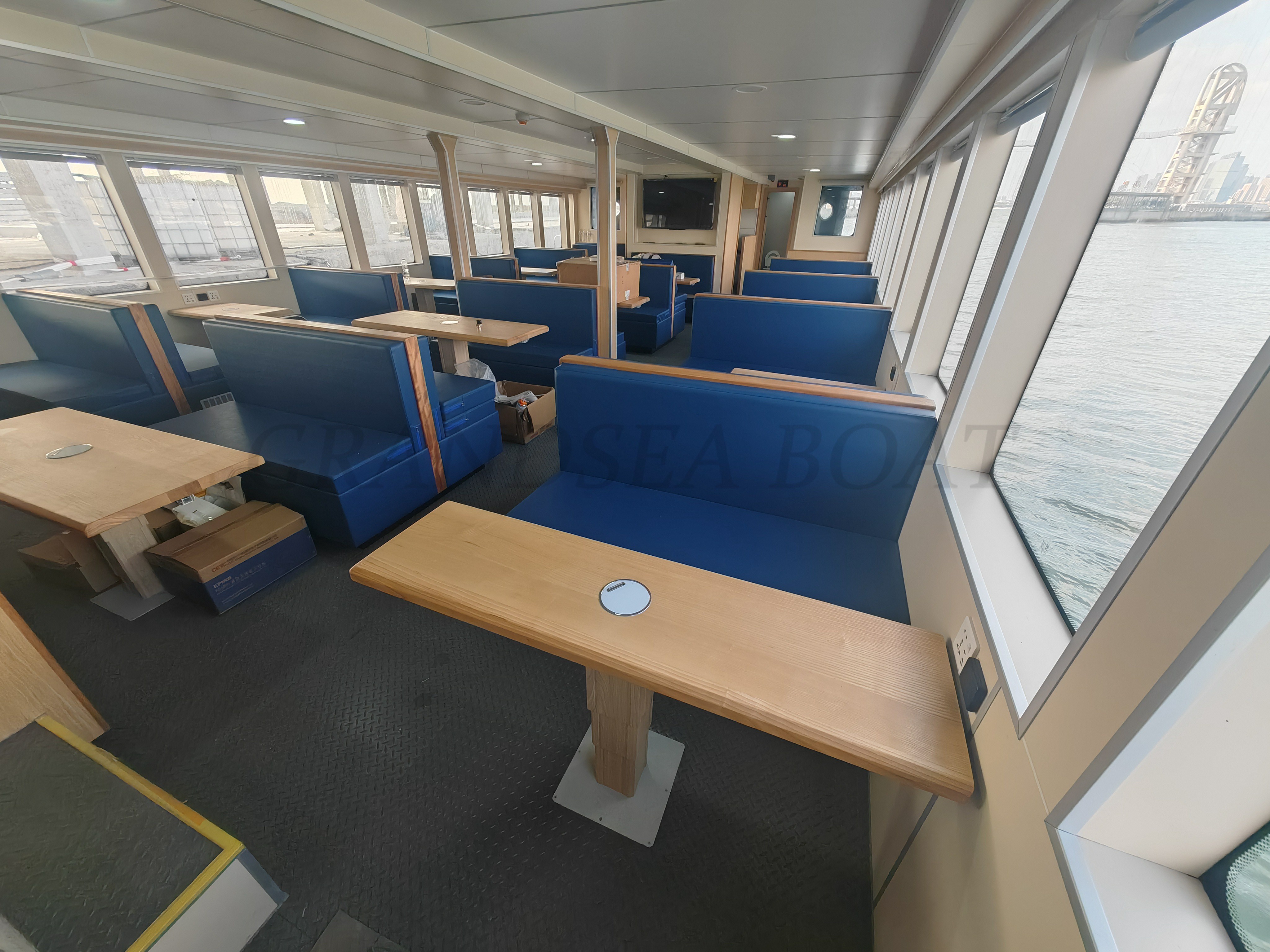 Barco turístico de aluminio Grandsea 21m 120 plazas Barco de pasajeros Ferry turístico en venta