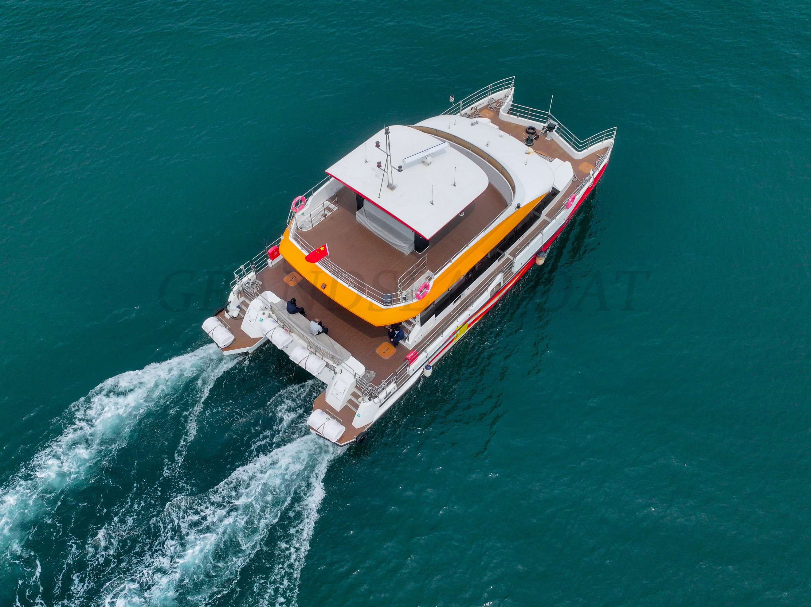 Barco turístico de aluminio Grandsea 21m 120 plazas Barco de pasajeros Ferry turístico en venta