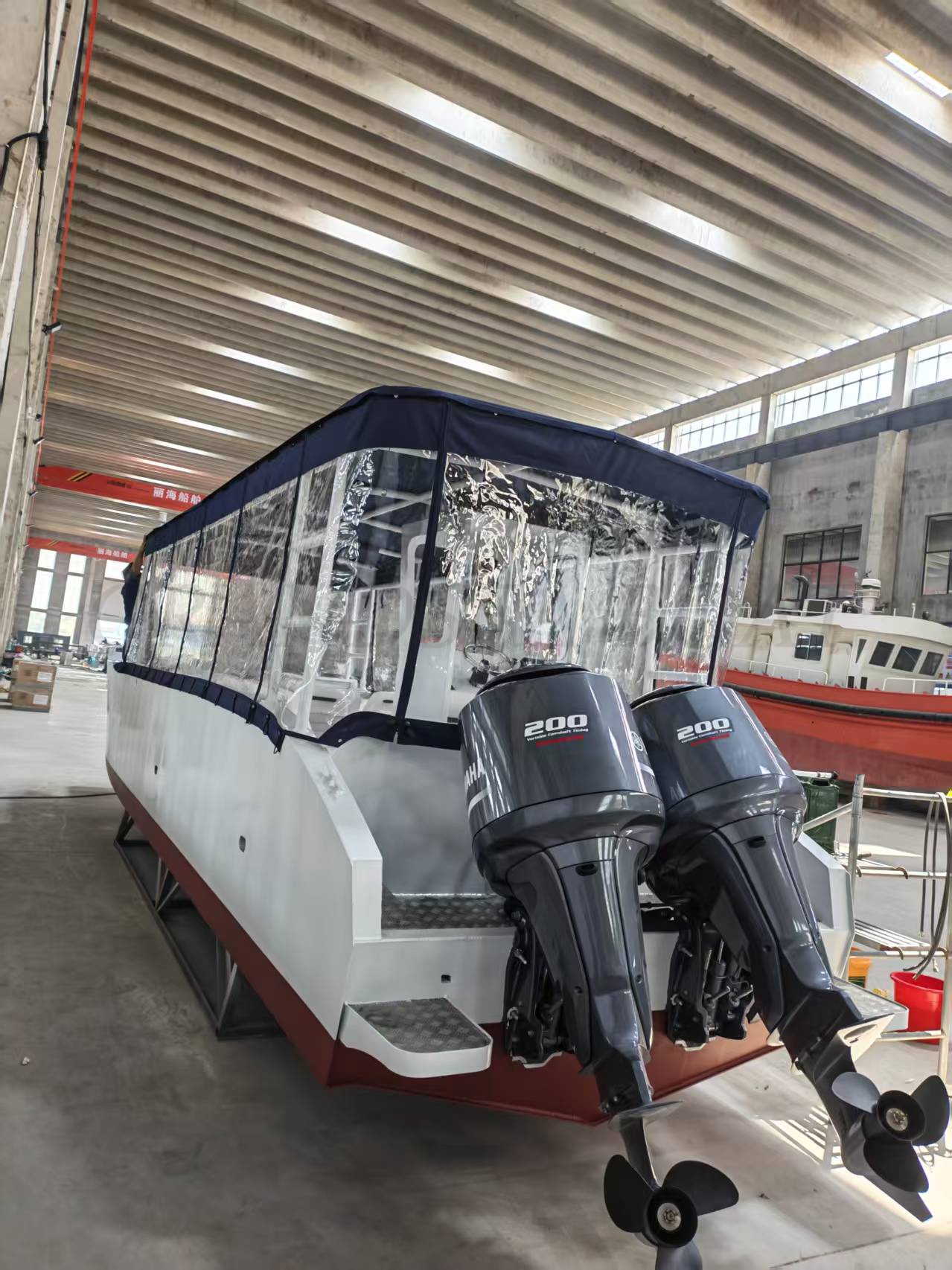 Grandsea lancha auxiliar de aluminio de 31 pies para 12 personas, lancha de pasajeros en venta