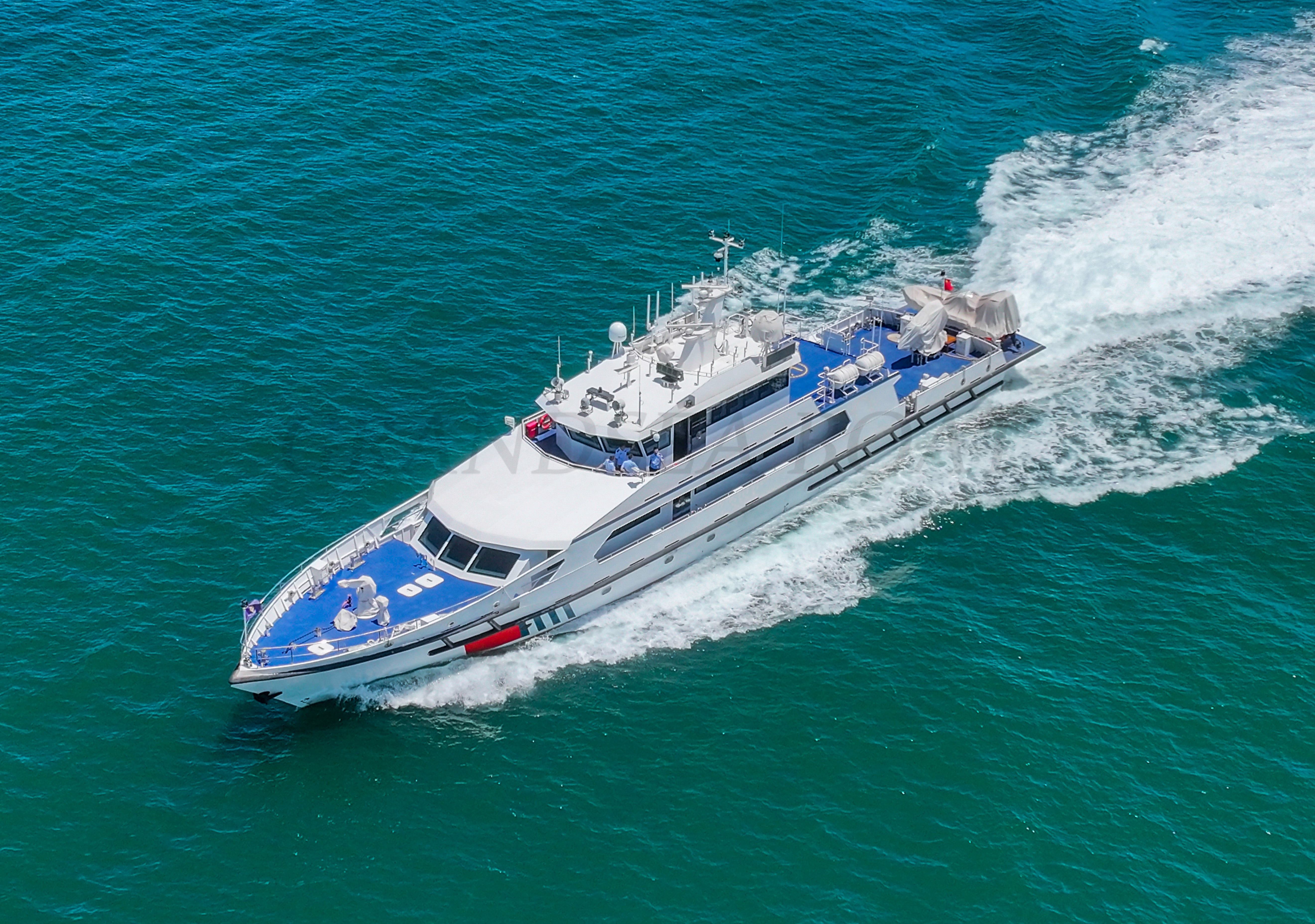 Grandsea Eslora 27m Lancha policial de aluminio Embarcación de guardacostas en venta 