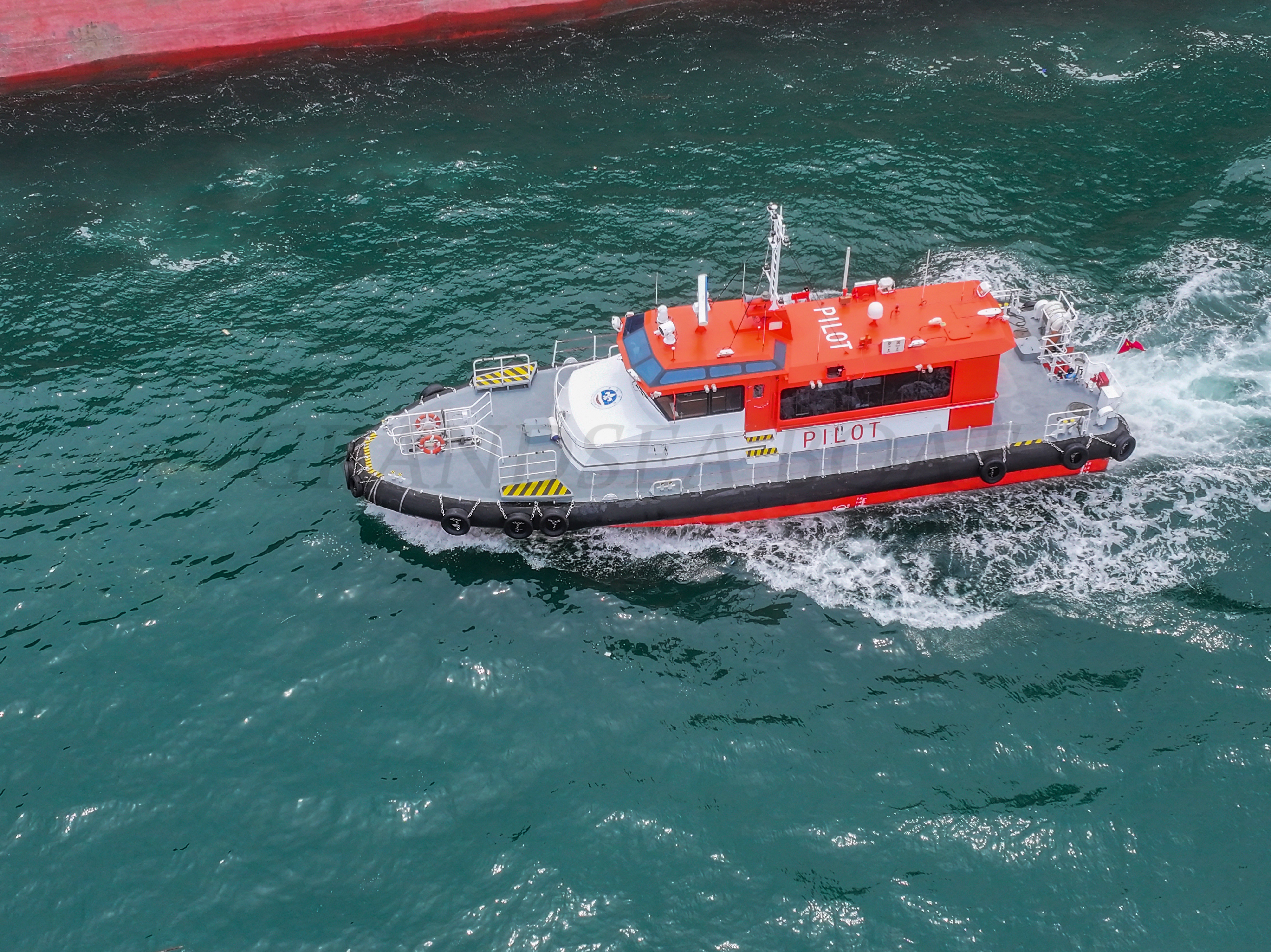 Embarcación de prácticos de aluminio Grandsea de 21.9m, buque patrullero en venta para uso en mar agitado