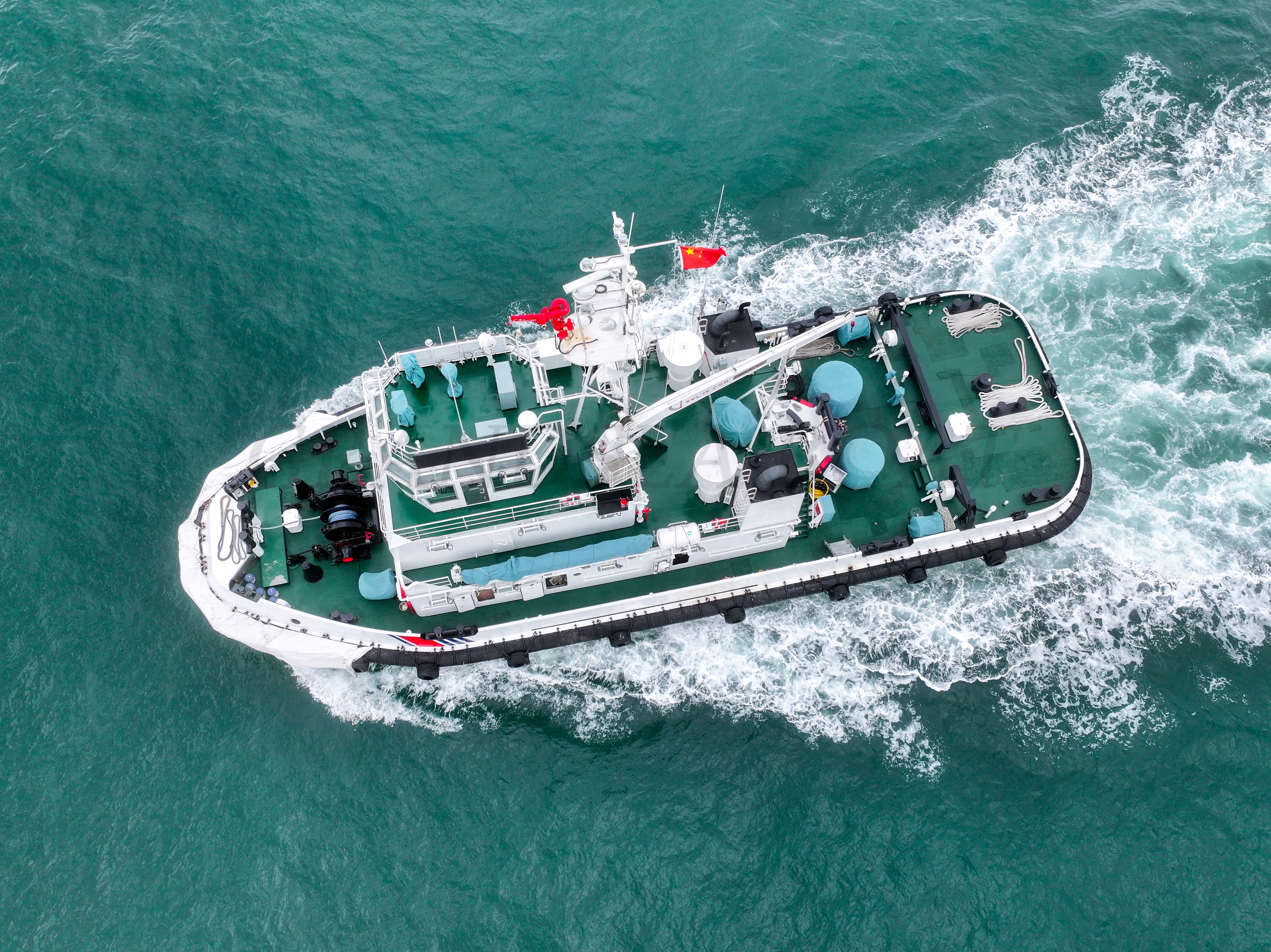 Remolcador contra incendios y de aplicación de la ley Grandsea de 32 m, barco de rescate