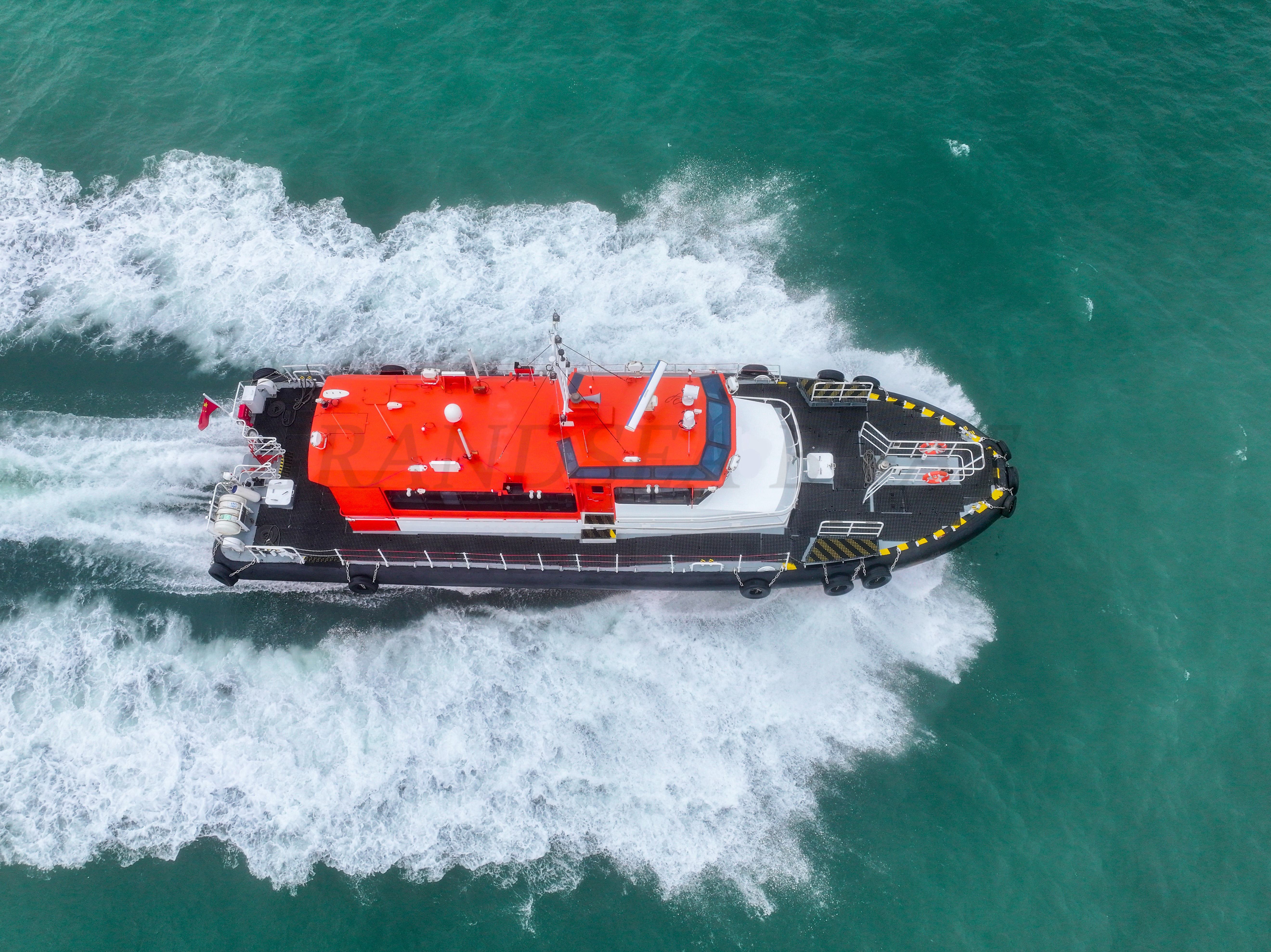 Lancha patrullera Grandsea de fibra de vidrio de alta velocidad de 22m en venta