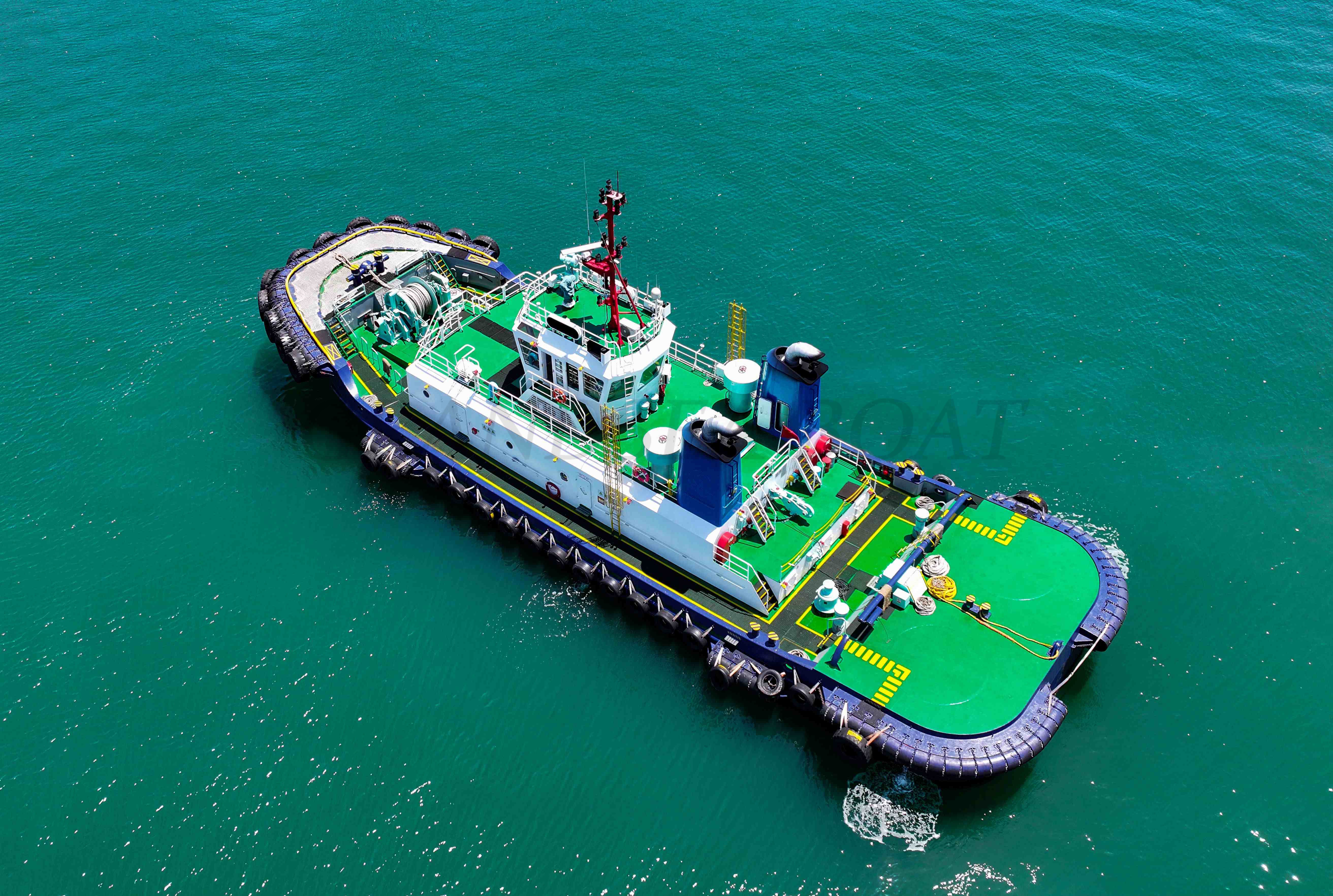 Grandsea Remolcador de 42 m en venta, remolcador de trabajo para astillero con 100t de tiro a punto fijo y 8000hp