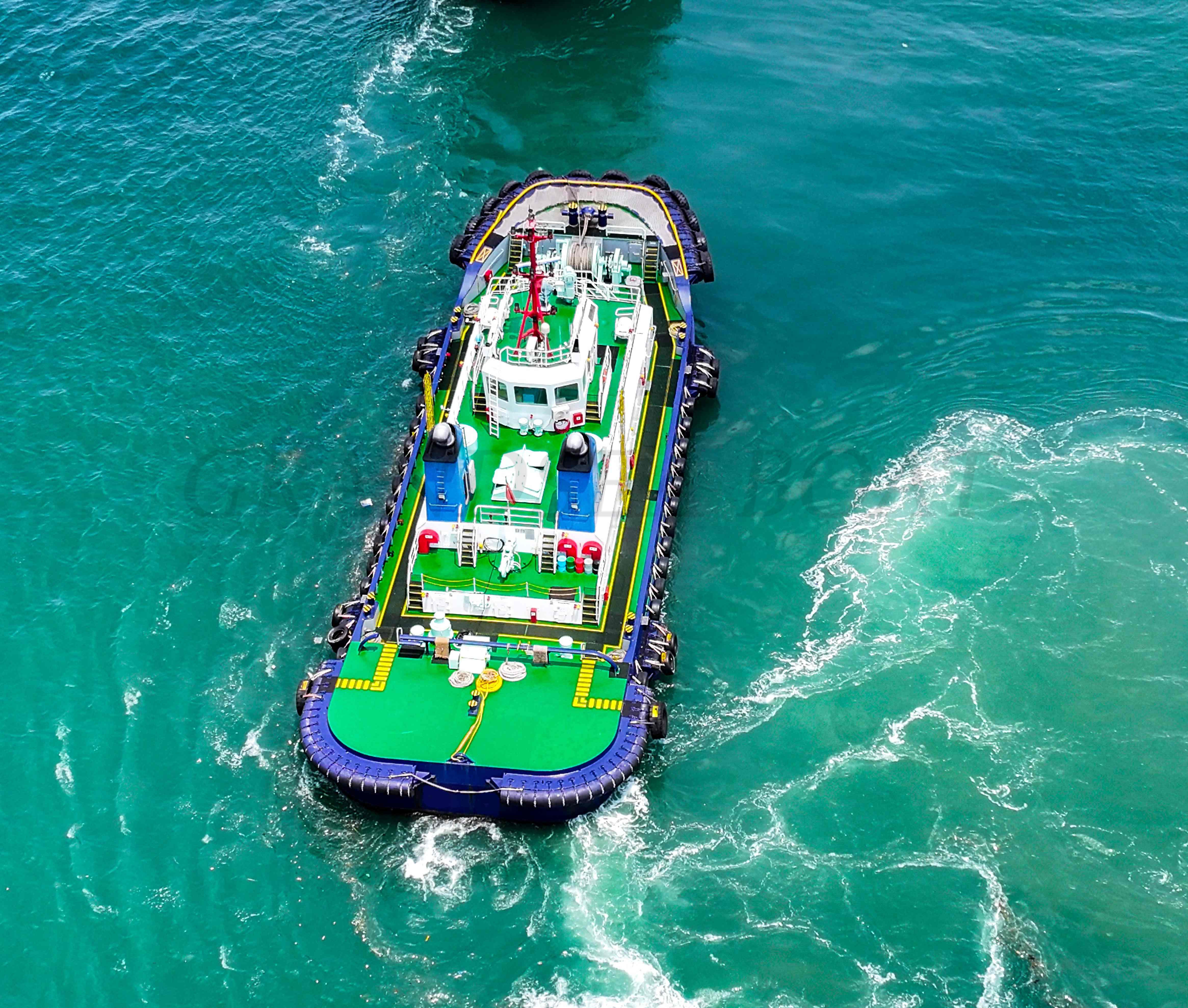 Grandsea Remolcador de 42 m en venta, remolcador de trabajo para astillero con 100t de tiro a punto fijo y 8000hp
