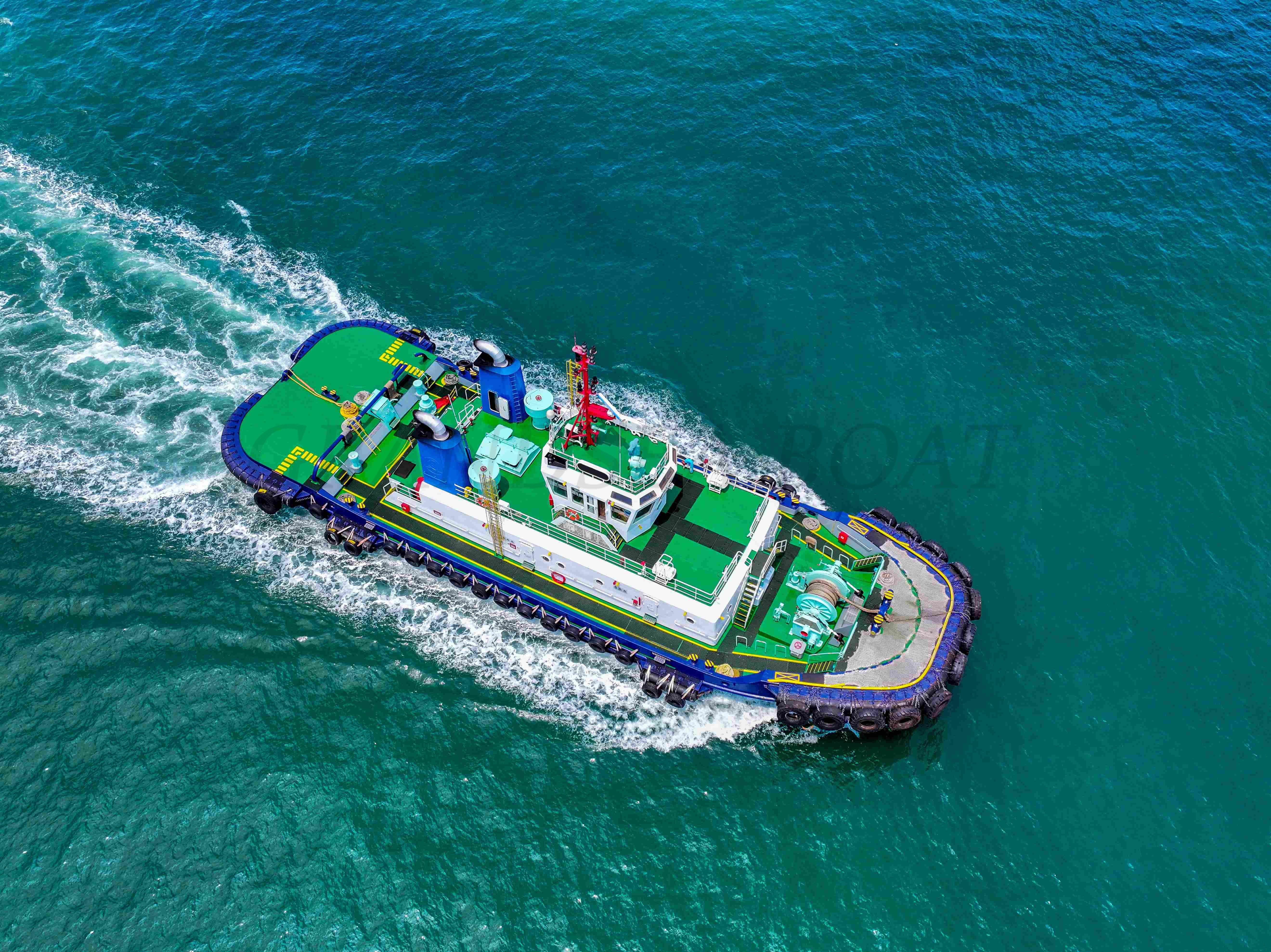 Grandsea Remolcador de 42 m en venta, remolcador de trabajo para astillero con 100t de tiro a punto fijo y 8000hp