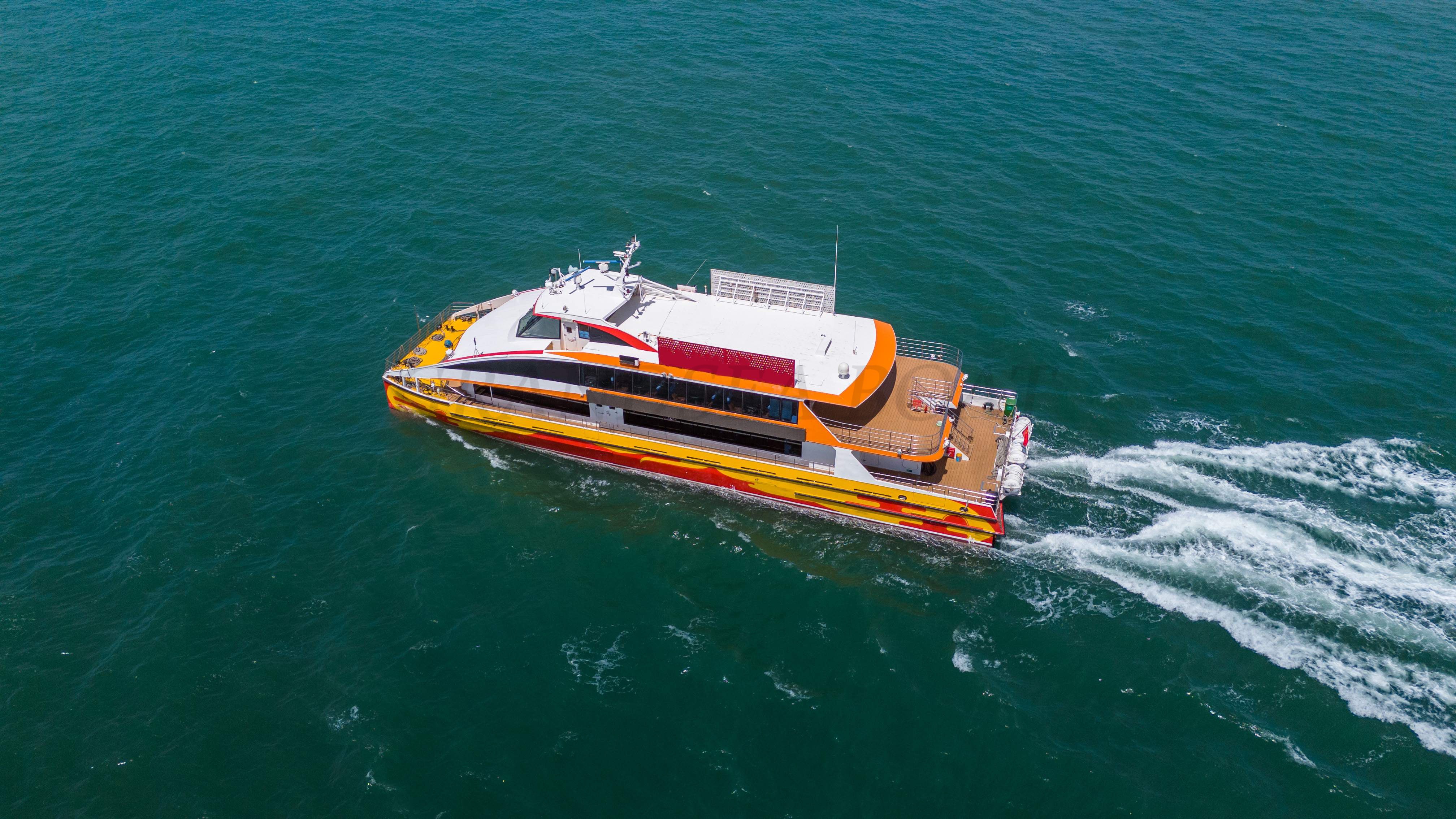 Grandsea Catamarán de aluminio de 117ft, barcos comerciales de pasajeros, ferry de pasajeros en venta