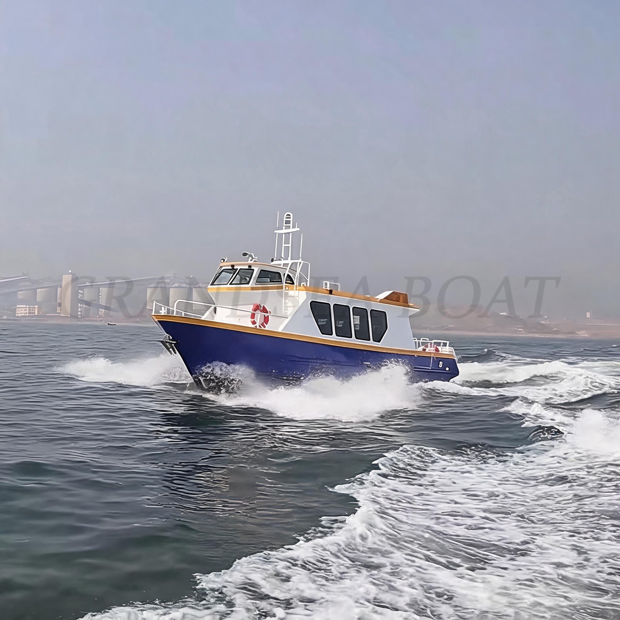Ferry de pasajeros de aluminio Grandsea de 42 pies para 30 personas en venta