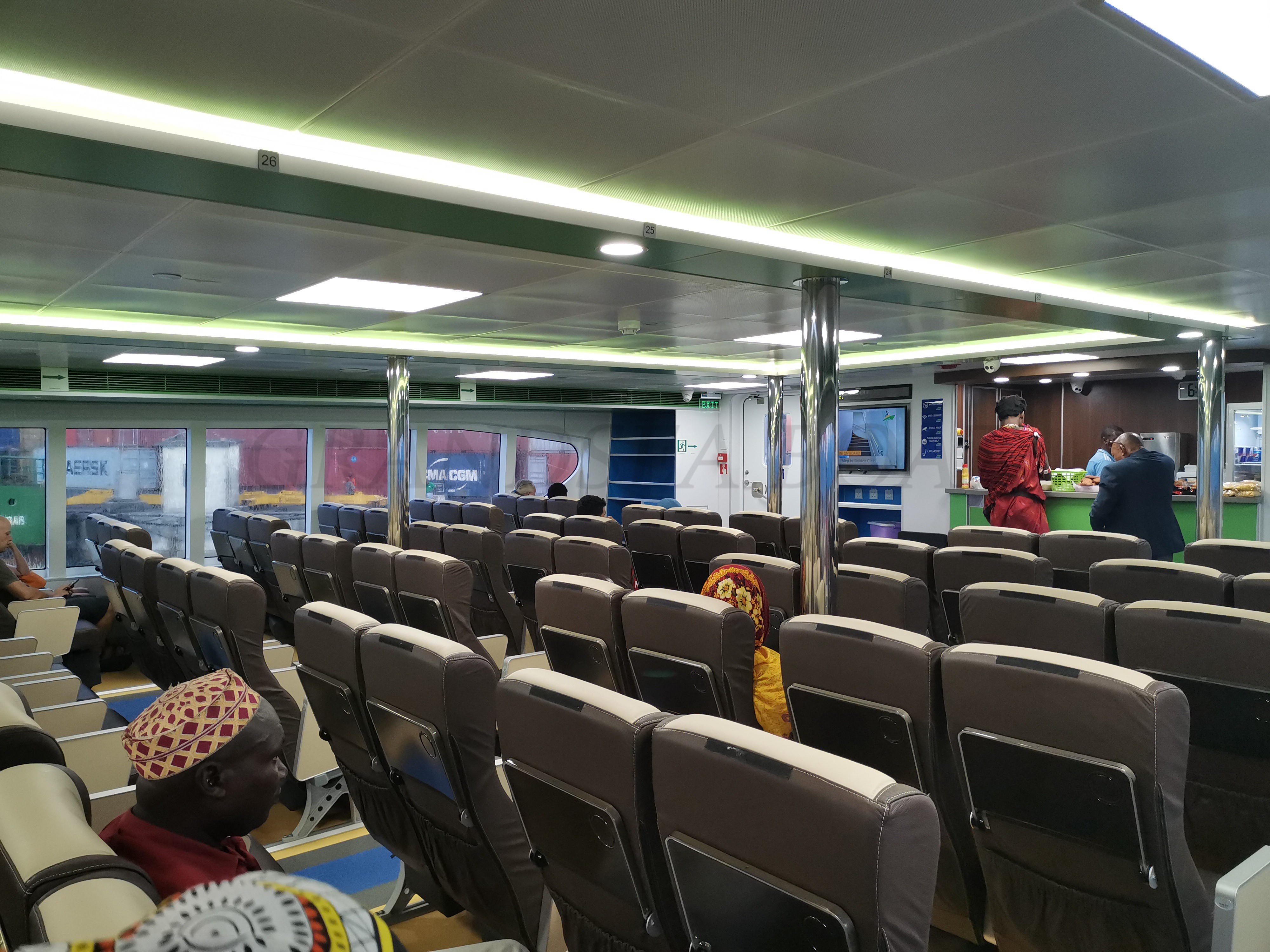 Grandsea catamarán de alta velocidad de 37 m con casco de fibra de carbono, 260 plazas, propulsión a chorro, ferri a reacción y embarcación de pasajeros para turismo insular en venta