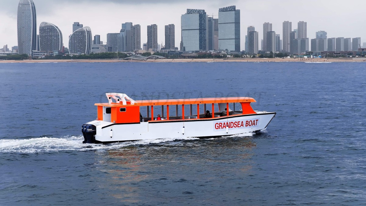 Embarcación pequeña de pasajeros de aluminio Grandsea de 14m, ferry de pasajeros de 53 plazas a la venta en Nigeria