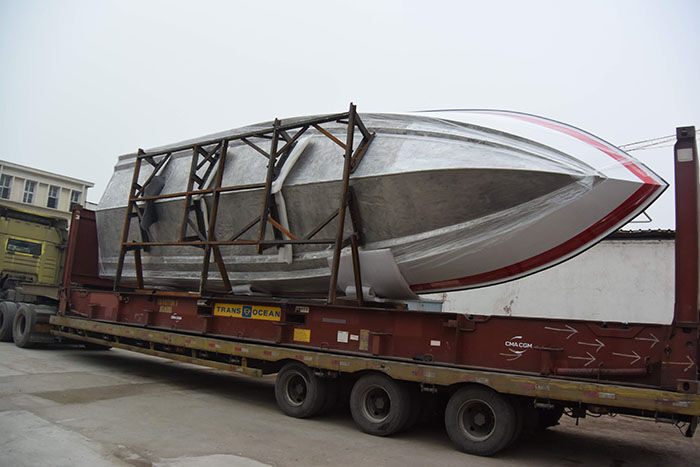 Barco taxi acuático de alta velocidad de aluminio de 11,6 m para 30 personas a la venta