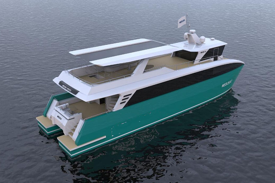 24m de aluminio Touring/turismo/casas flotantes de lujo para la venta