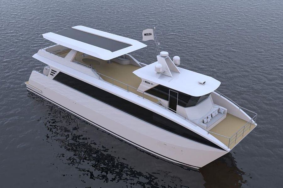 24m de aluminio Touring/turismo/casas flotantes de lujo para la venta