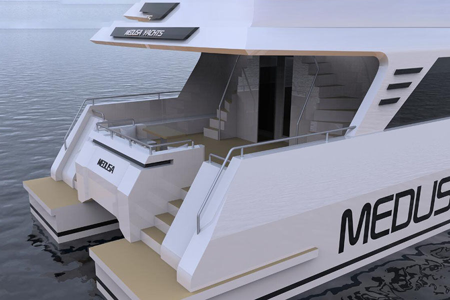 24m de aluminio Touring/turismo/casas flotantes de lujo para la venta