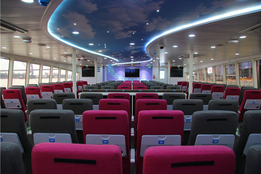 China 28m Aluminum Catamaran Builder 180 Passenger Ferry Boat For Sale