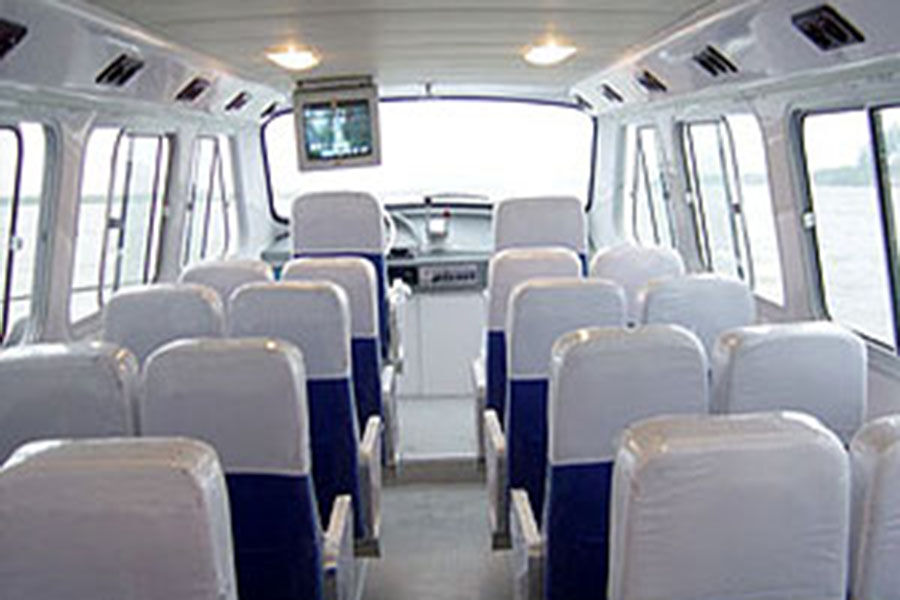 China 11,8 m GRP 20 Pasajeros con motor diésel a bordo para la venta