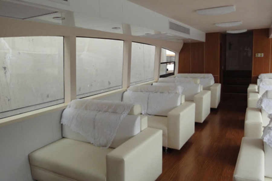 Grandsea 18m 60 Perons Fiberglass Sightseeing Taxi Ferry Boat for Sale