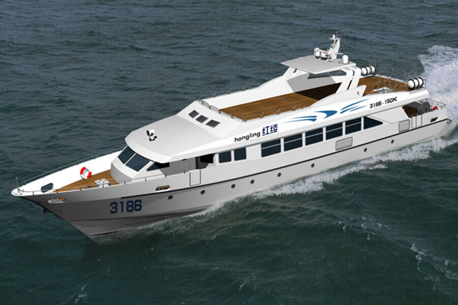 Grandsea 32m 200perons Aluminum Passenger Liner Ferry Ship for Sale