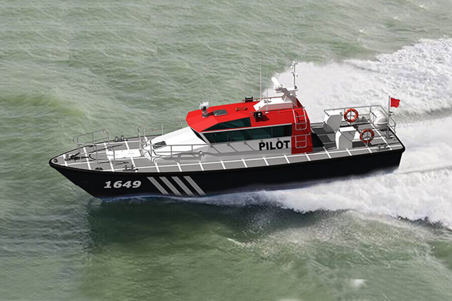 Grandsea Boat 16m Material de aluminio barco piloto para la venta