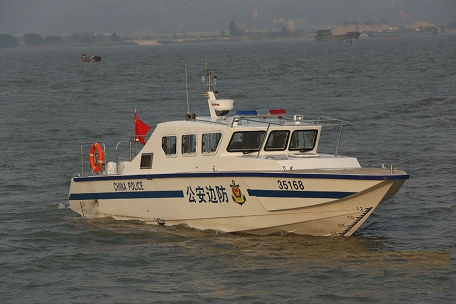 Grandsea 15m FRP Offshore Coast Guard Military Patrol Boat Fast River Police Boat en venta