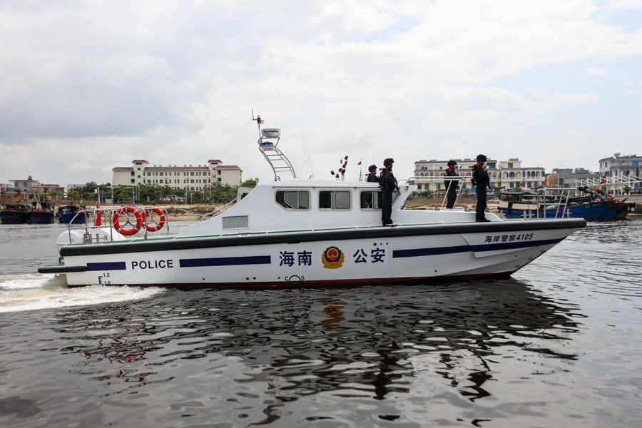 Grandsea 15m FRP Offshore Coast Guard Military Patrol Boat Fast River Police Boat en venta