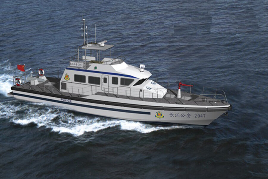 Grandsea 21m FRP 25knots Lancha patrullera militar de la Guardia Costera en venta