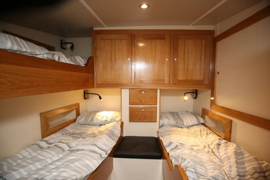 Barco de pesca de popa comercial de acero de mar profundo de 73 pies aprobado por clase BV de nuevo edificio a la venta