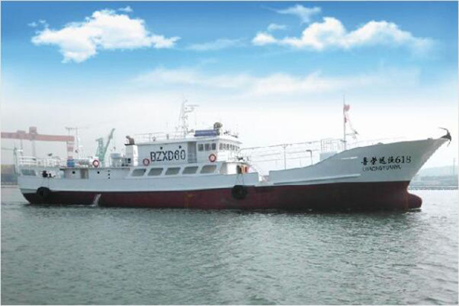 Barco de pesca comercial de atún oceánico de acero de 150 pies/45 m a la venta