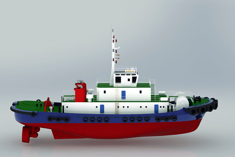 Grandsea Length 40m Ocean Going 4000hp ASD Tugboat for Sale