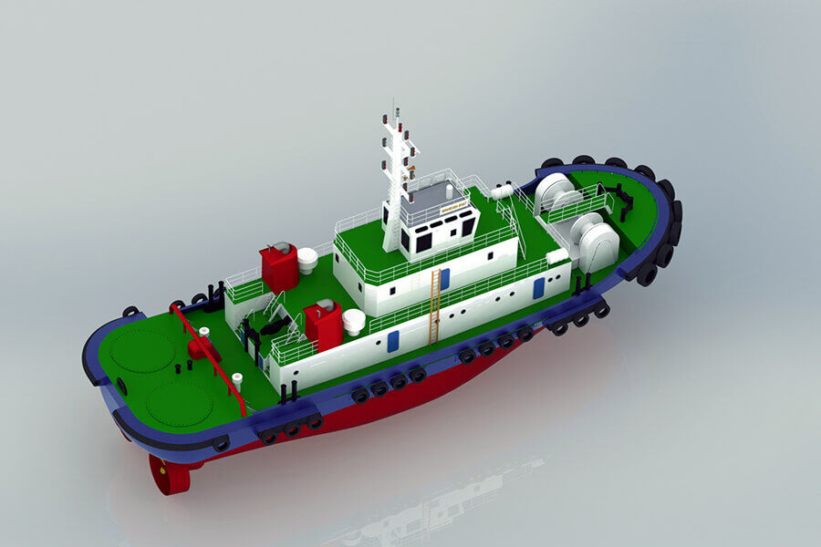 Grandsea Longitud 40m Ocean Going 4000hp ASD Remolcador en venta