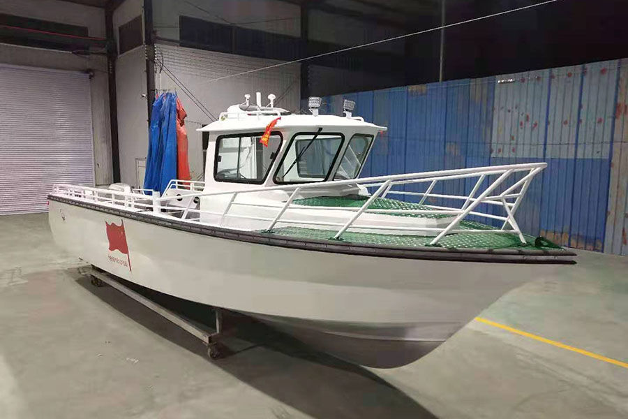  32ft Aluminum Sea Farming Use Aquaculture Work Boat for Sale