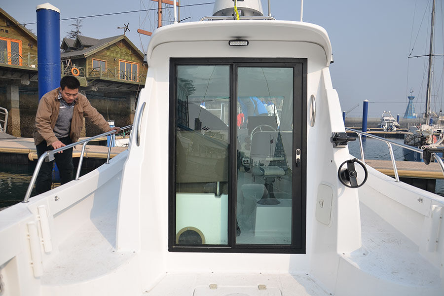 Barcos de pesca profesionales de fibra de vidrio con cabina de velocidad de 32 pies a la venta